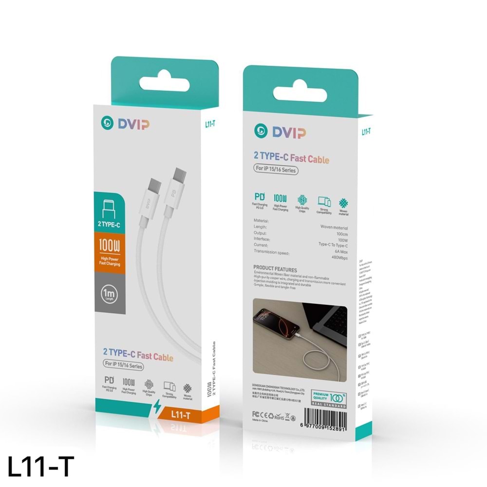 DVIP İPHONE KABLO L11 T