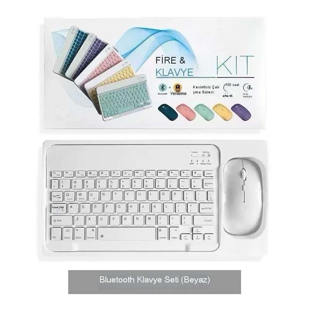 İMENG BLUETOOH KLAVYE SETİ BJ190