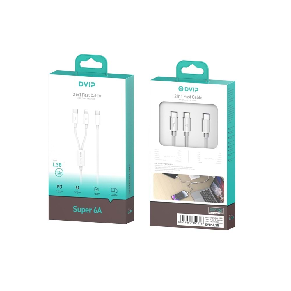 DVIP KABLO 2+1 L38 6A