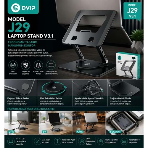 DVIP HOLDER METAL LAPTOP J29