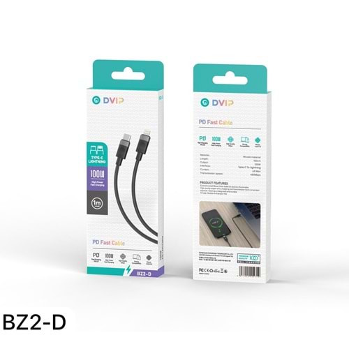 DVİP KABLO TYPC İPHONE BZ2 D