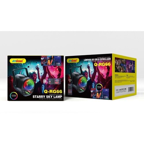 HSD ANDOWL STARRY RGB RG66 DİSCO TOPU