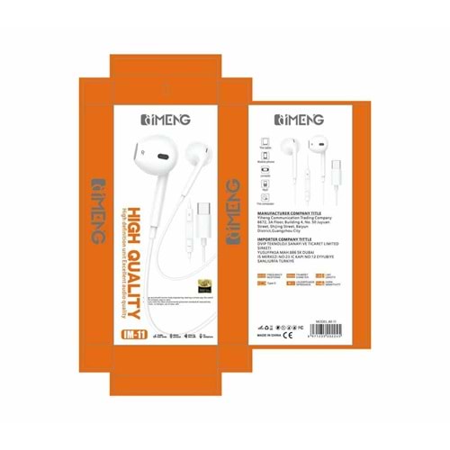 DVIP İMENG KABLOLU KULAKLIK IM11