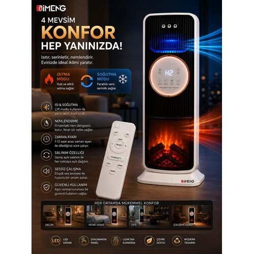 İMENG ISITICI SOĞUTUCU 4 MEVSİM TK8888