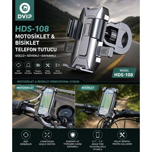 DVIP MOTOSİKLET BİSİKLET HOLDER HDS 108