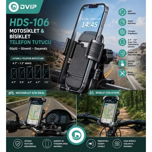 DVIP MOTOSİKLET BİSİKLET HOLDER HDS 106