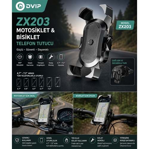 DVIP MOTOSİKLET BİSİKLET HOLDER ZX203