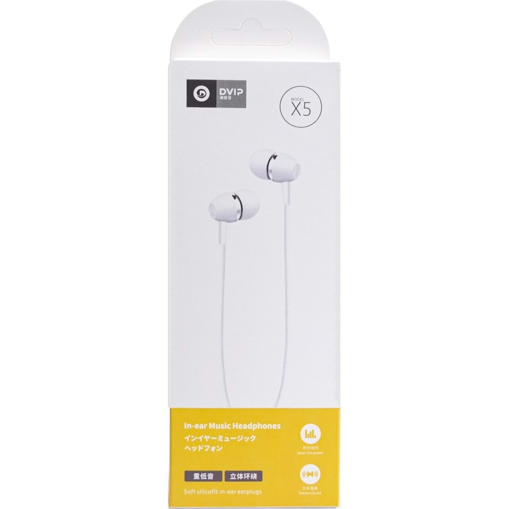 DVIP KABLOLU KULAKLIK X5