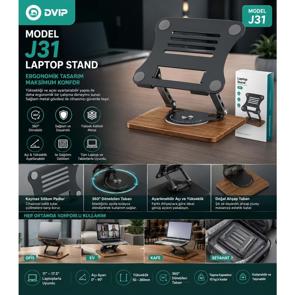 HSD HOLDER METAL LAPTOP J31