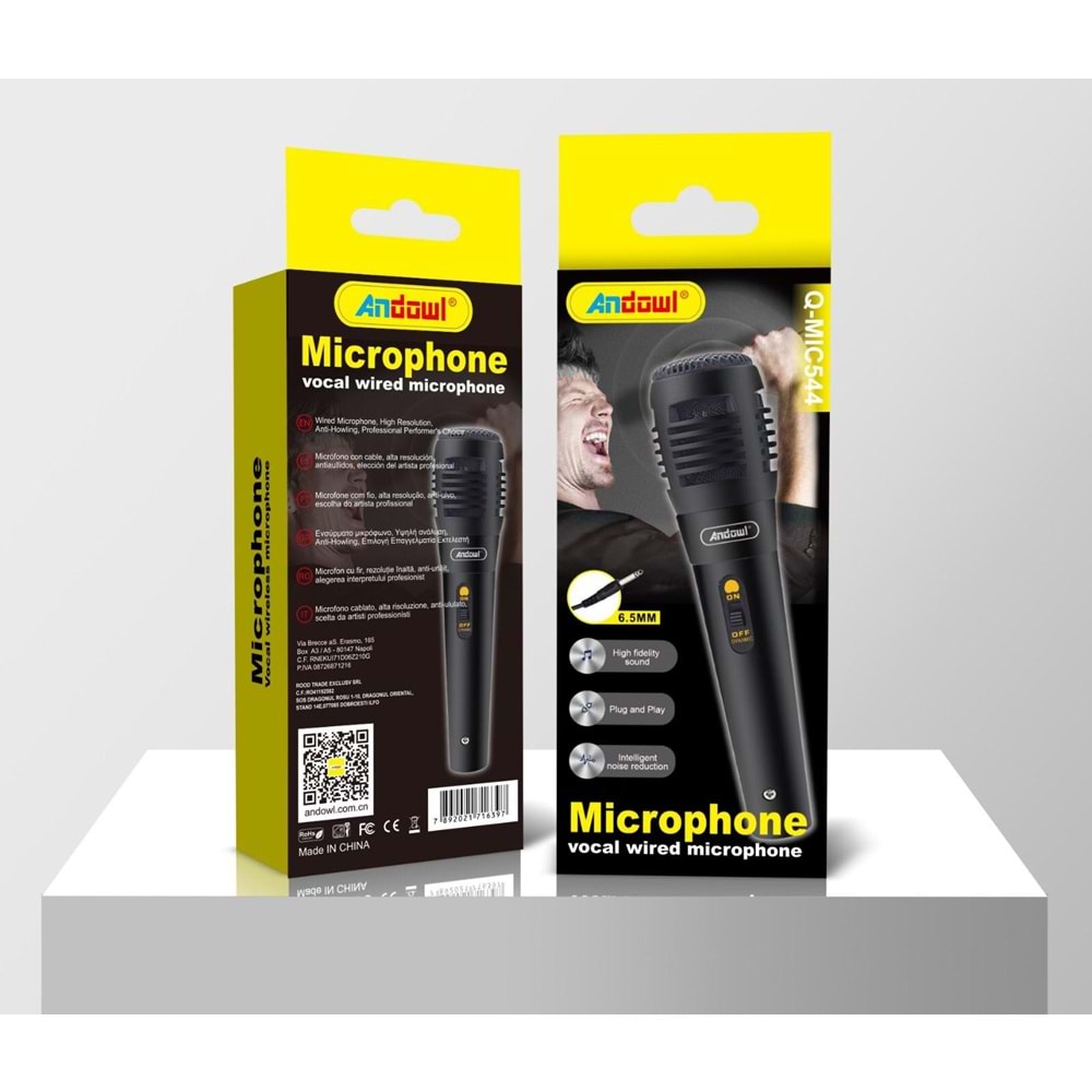 ANDOWL MİCROPHONE MIC544
