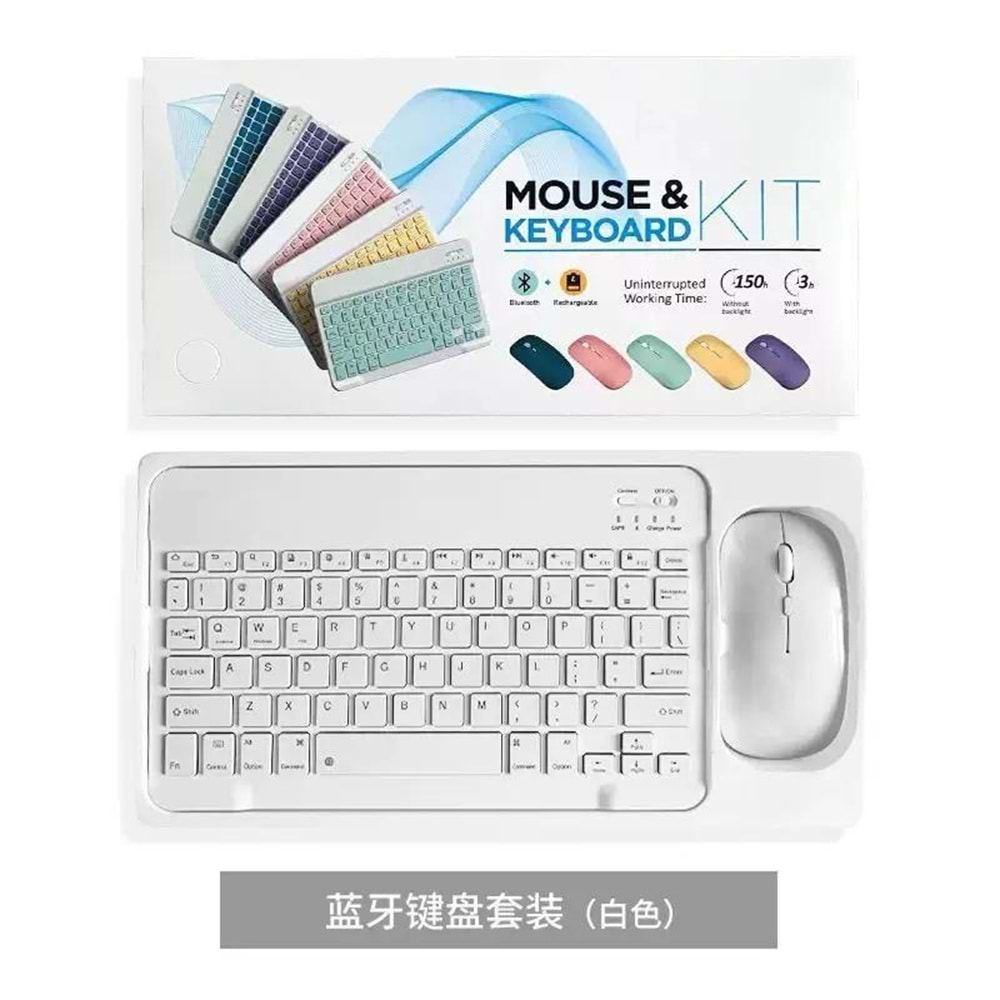 İMENG BLUETOOH KLAVYE SETİ BJ190