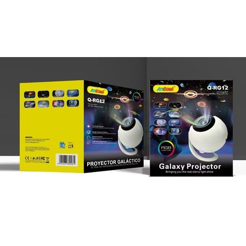 ANDOWL GALAXY PROJECTOR Q-RG12