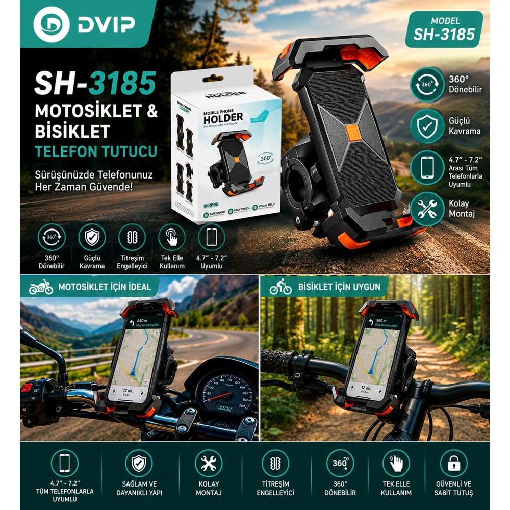 DVIP MOTOSİKLET BİSİKLET SH3185